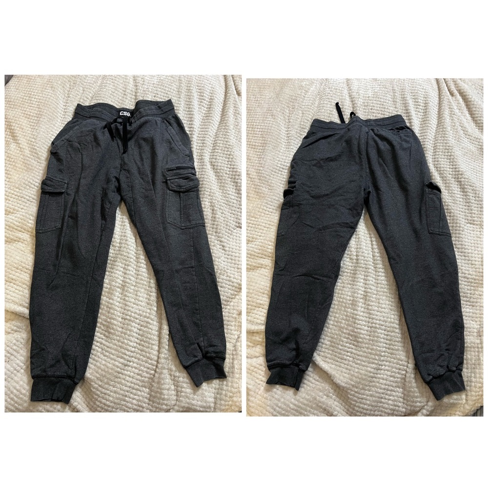 XL CSG grey baggy cargo cotton pants